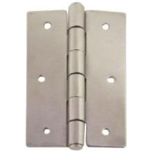 HINGE BUTT 75 X 48MM STAINLESS STEEL PAIR