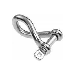SHACKLE TWISTED 4MM S/S G316