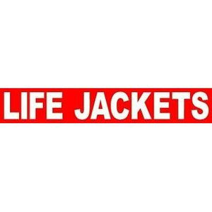 SAFETY LABEL LIFEJACKETS