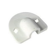 VENT/COVER CABLE OUTLET WHITE PVC