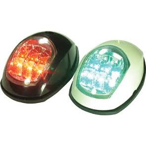 LIGHT NAV P&S SIDE MNT BLACK LED RWB1080