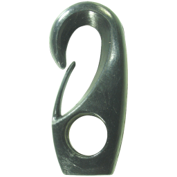 HOOK SNAP BLK NYLON 4-5MM