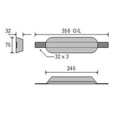 ANODE W/STRAP 3.6KG CDZ1-103-125S