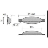 ANODE ZINC W/ STRAP 2.5KG CDZ3-93-15S