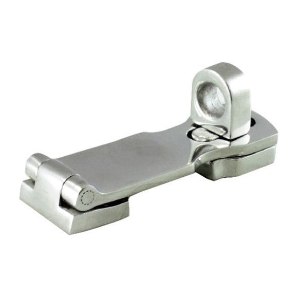 HASP & STAPLE TWIST LOCK CAST STAINLESS 77MM