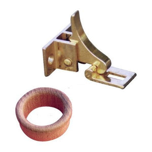 CATCH FINGER BRASS TEAK RING