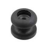 SHOCK CORD BUTTON BLACK 8MM