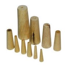 BUNG WOODEN SET OF 10 6-38MM