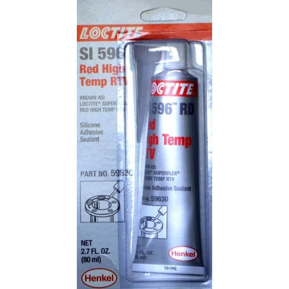LOCTITE 596 SUPERFLEX RED HIGH TEMP RTV 80ML