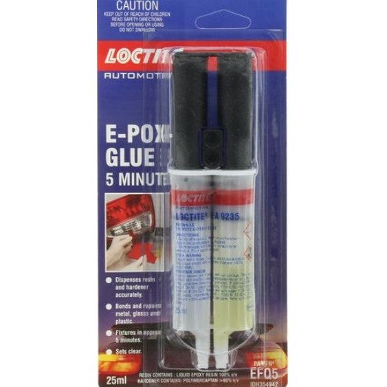 LOCTITE EPOXY GLUE 5 MIN SYRINGE 25ML