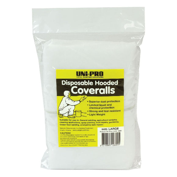 DISPOSABLE COVERALLS-LARGE
