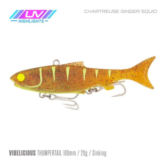 VIBELICIOUS THUMPER 100MM 20G GINGER