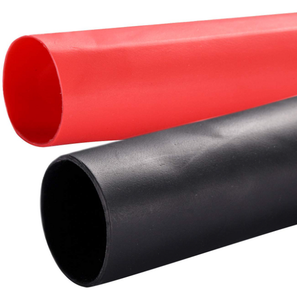 HEAT SHRINK 04MM BLACK DUAL WALL