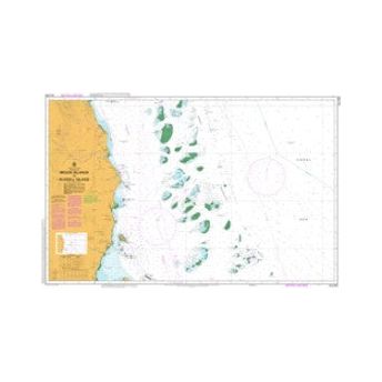 CHART 829 AUSTRALIA EAST COAST QUEENSLAND BROOK ISLANDS TO RUSSELL ISLAND