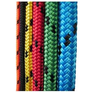 ROPE SPECTRA RED WITH BLACK FLECK 2MM PER MTR