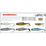 BIWAA SUBMISSION SHAD 4" AURORA GOLD
