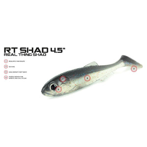 MOLIX RT SHAD 4.5" UV CHART FLAKE