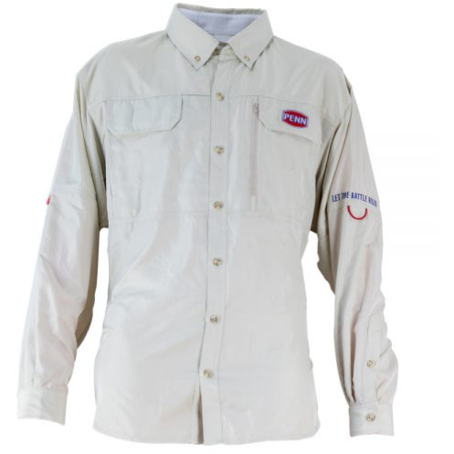 SHIRT PENN VENTED OATMEAL LARGE