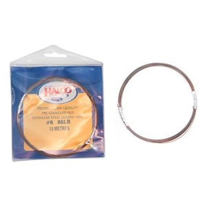 TRACE HALCO STRAIGHTENED STAINLESS 140LB 15MTR