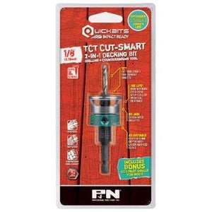 DRILL SUTTON TCT C/SUNK DECKING QUICKBIT 8G